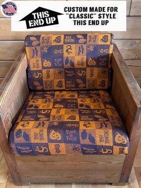 🎃 Halloween Slipcovers for “This End Up Classic” Style Chair